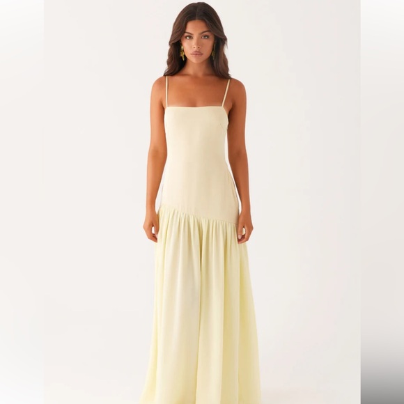 Peppermayo Asteria Maxi Dress in Yellow - Picture 3 of 8